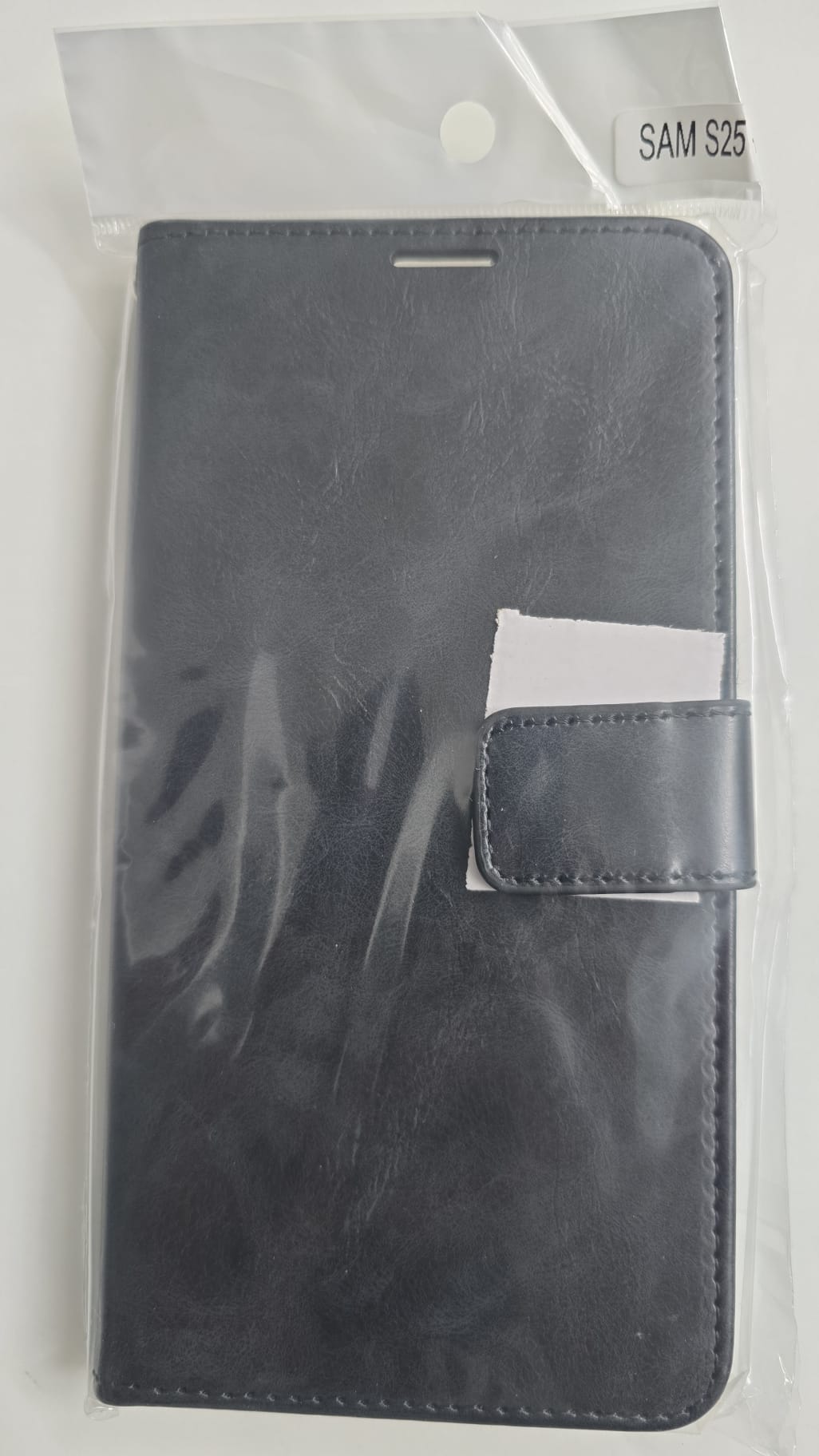 Samsung Galaxy S25 Plus Leather Book Wallet Case - POU Black