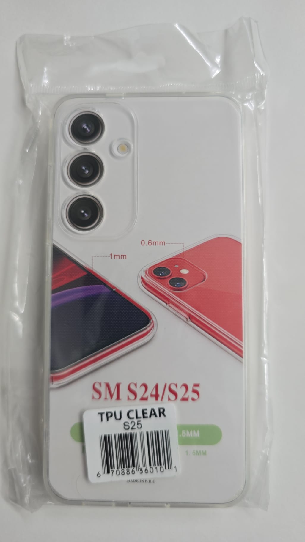 Samsung Galaxy S25 Clear TPU Screen Protector - TP Clear