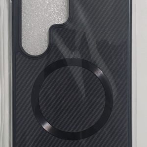 Samsung Galaxy S25 Ultra Carbon Fiber MagSafe Case - OTCR Black