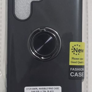Samsung Galaxy S25 Ultra Swirl Invisible Ring Case - OTCR Black