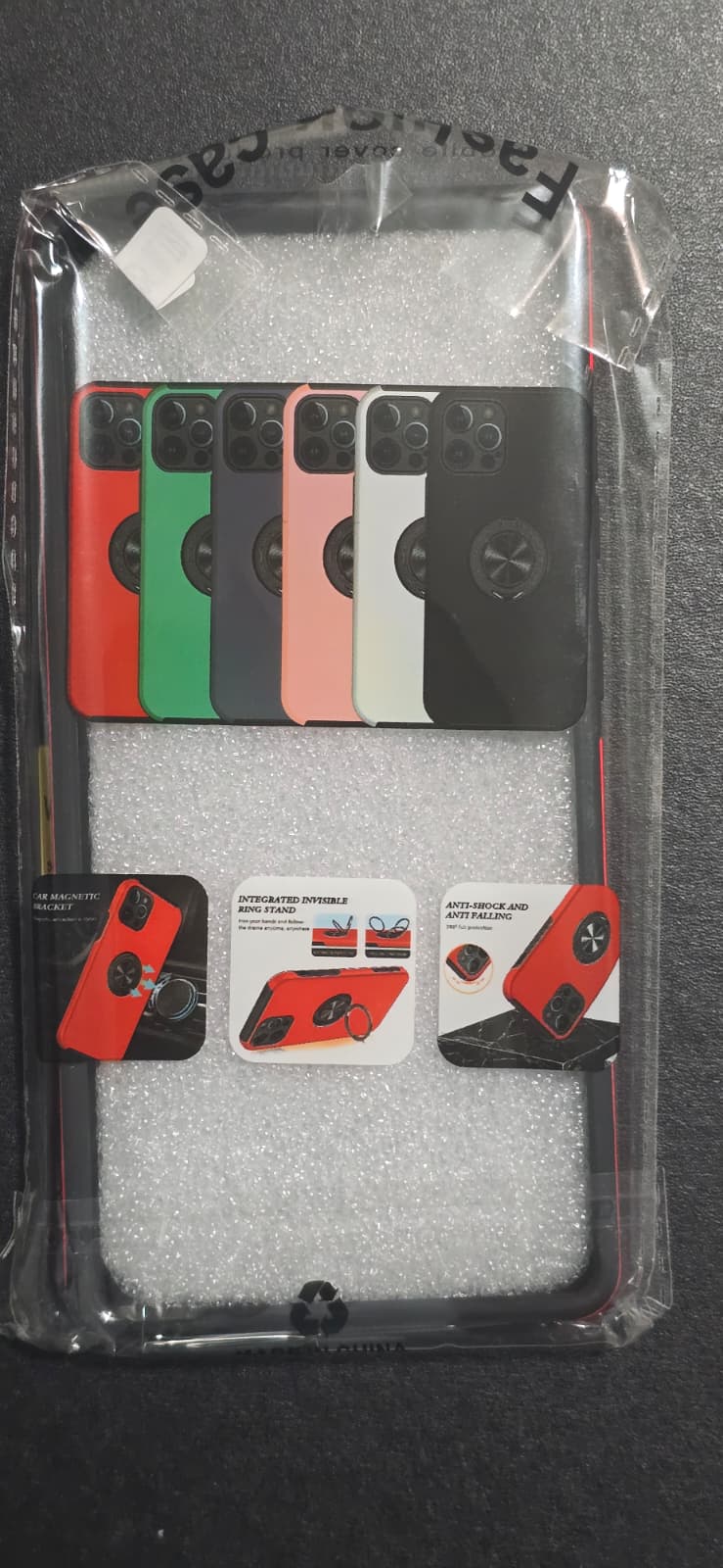 Samsung Galaxy S25 Ultra Swirl Invisible Ring Case - OTCR Red - Image 2