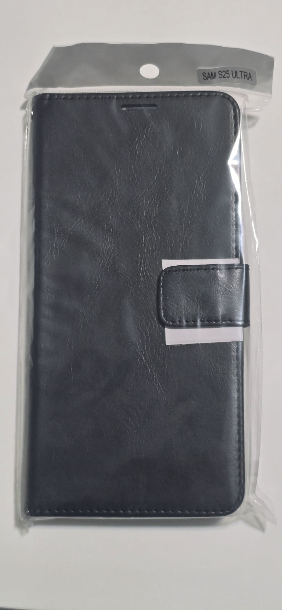Samsung Galaxy S25 Ultra Leather Book Wallet Case - POU Black