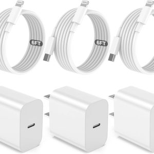 Apple 3 Adapter and cable for iphone 5-14  pro max