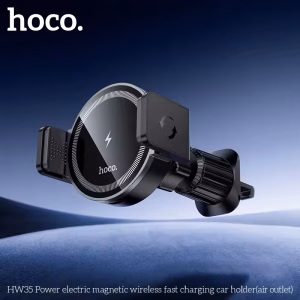 hoco. Magnetic Wireless Fast Charging Car Holder  HW35
